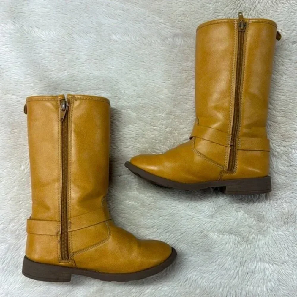 Girls Tan Boots - Picture 2 of 6